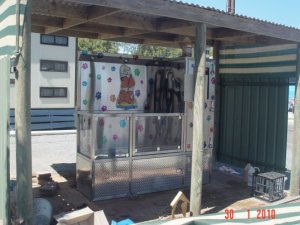 Dog Shampoo facility at Arno Bay Caravan Park.
